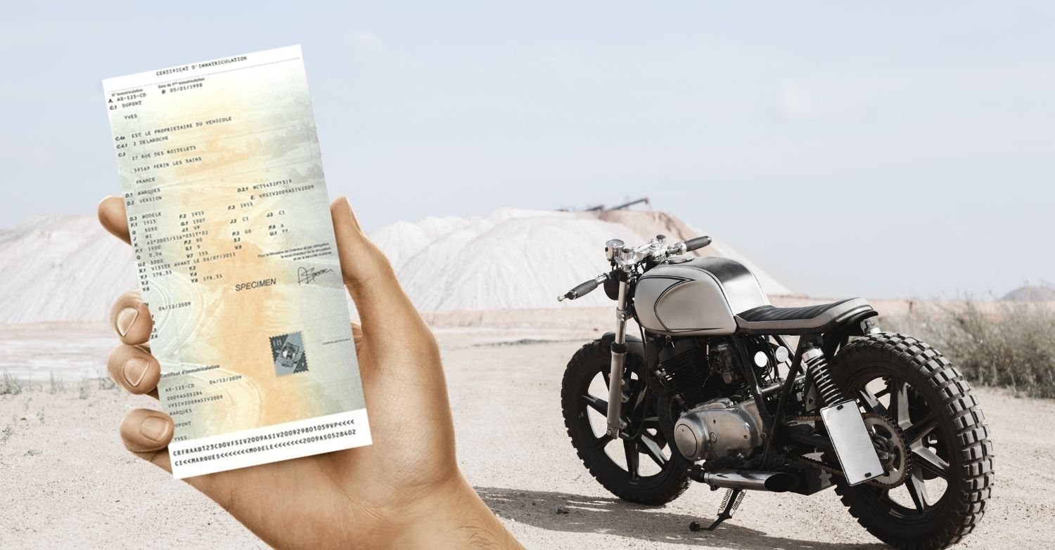 Vendre sa moto sans carte grise